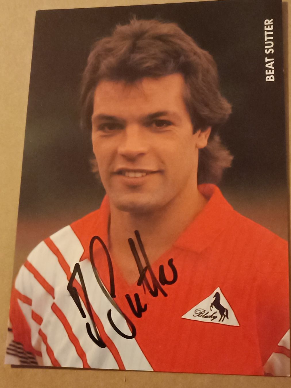 Autografi: Beat Sutter - SFV Autogrammkarte 90er Jahre – Usato da Menziken venduto da Artographs