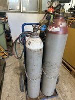 Autogenschweissgerät Gloor mit zwei Gasflaschen gebraucht