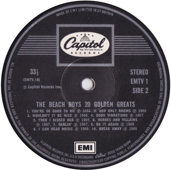Dischi in vinile: Beach Boys – Nuovo (secondo la descrizione) da Aeschi SO venduto da Stones55 3