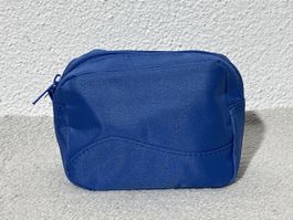 Kleines Necessaire blau mit Reissverschluss