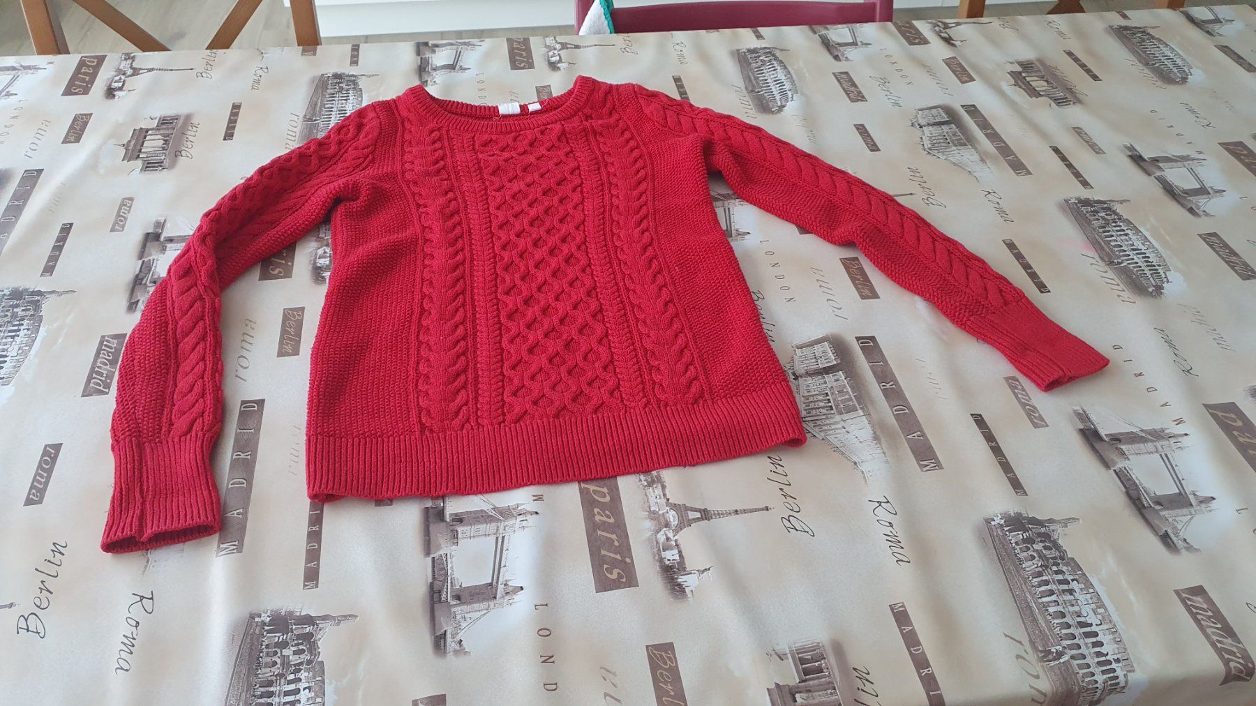 Gap Maglioni & Felpe: GAP - Schöner Roter Pullover mit Zopfmuster  - XS – Usato da Staufen venduto da Fleby84 1