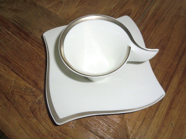Villeroy & Boch Set di piatti: 4 Kaffeetassen inkl. Unterteller – Usato da Läufelfingen venduto da Alaskafroegi