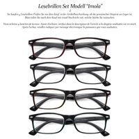 Lesebrille Imola Set (4x)  +3.0 +4.0 +4.5