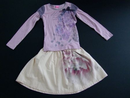 wie neu Rock Mess , Tshirt Pampolina 152