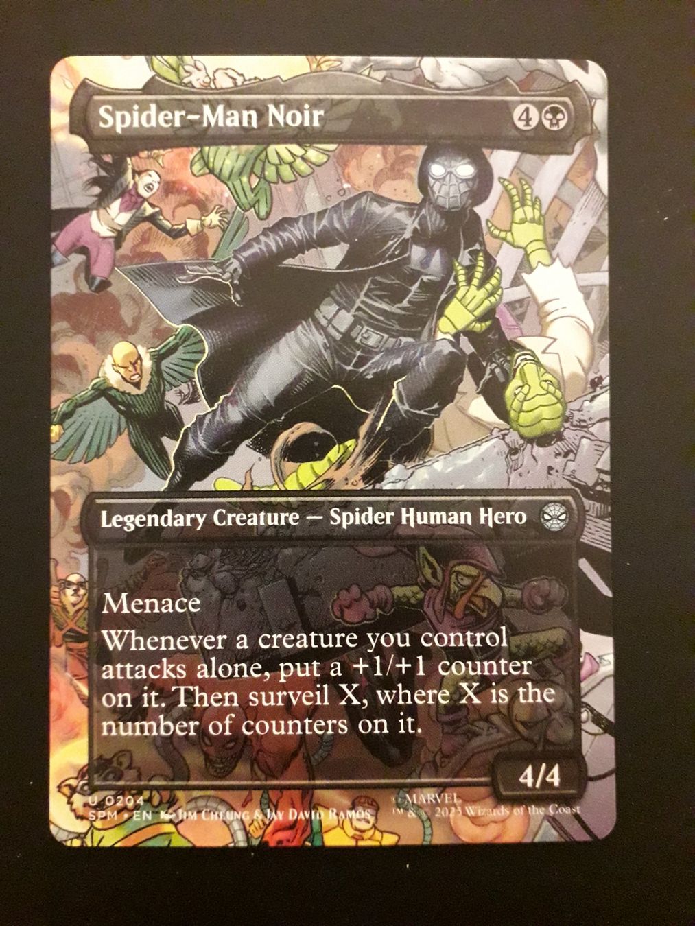Magic The Gathering Carte collezionabili: MTG - Spider-Man Noir – Usato da Lausanne venduto da and_n6mz