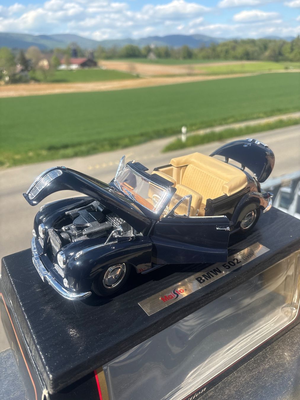 BMW Modellini d'auto: BMW 502 Cabriolet 1:18 1955 – Nuovo e nell'imballaggio originale da Aarwangen venduto da kah_79t5 1