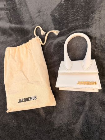 Jacquemus mini Tasche weiss original mit Staubbeutel