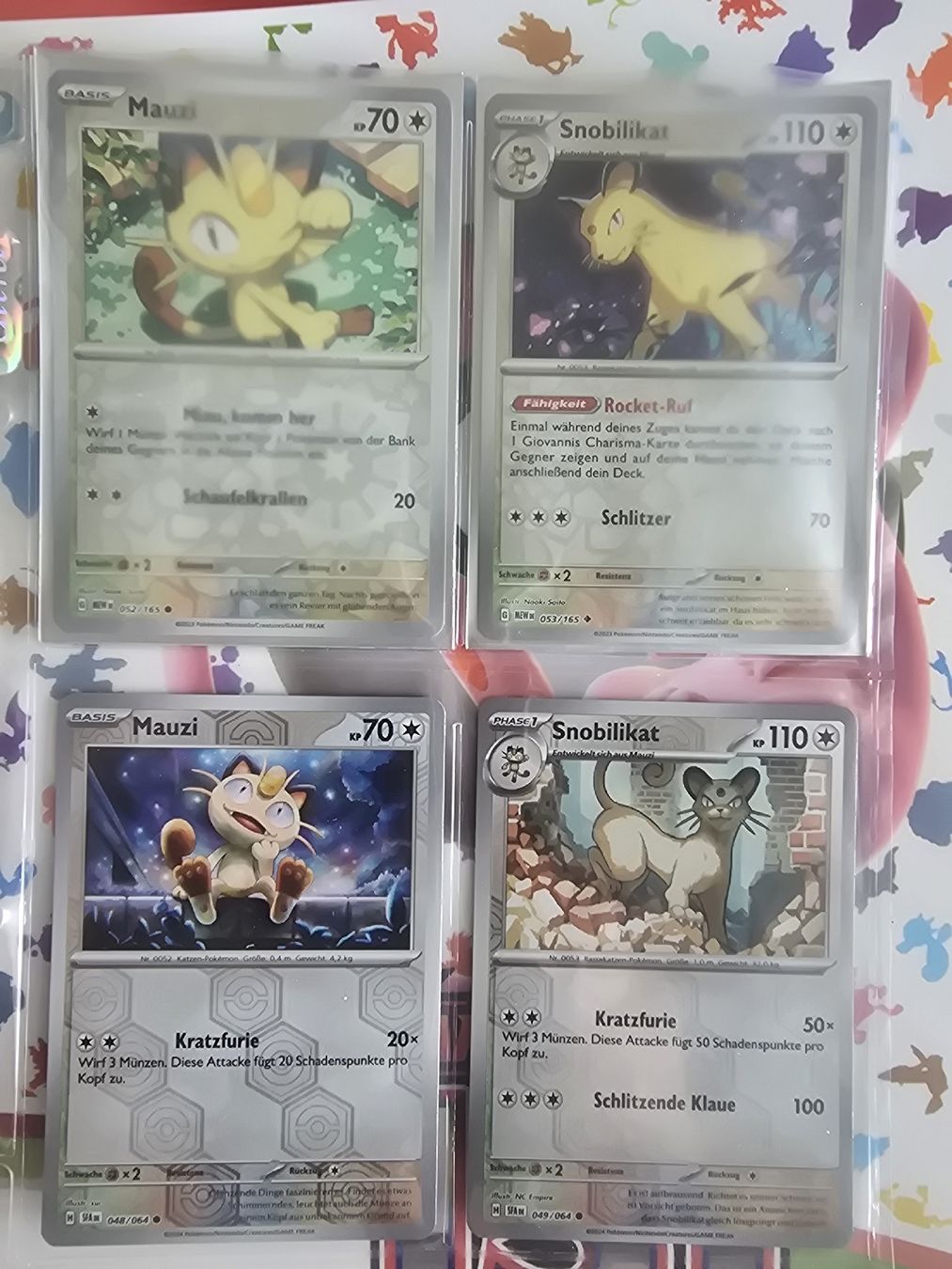 Pokémon Carte collezionabili: Pokémon Mauzi & Snobilikat Reverse Holo, DE – Nuovo (secondo la descrizione) da Pfäffikon SZ venduto da gmw_8nk9 6