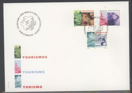 2001, FDC, Dauermarken Tourismus III