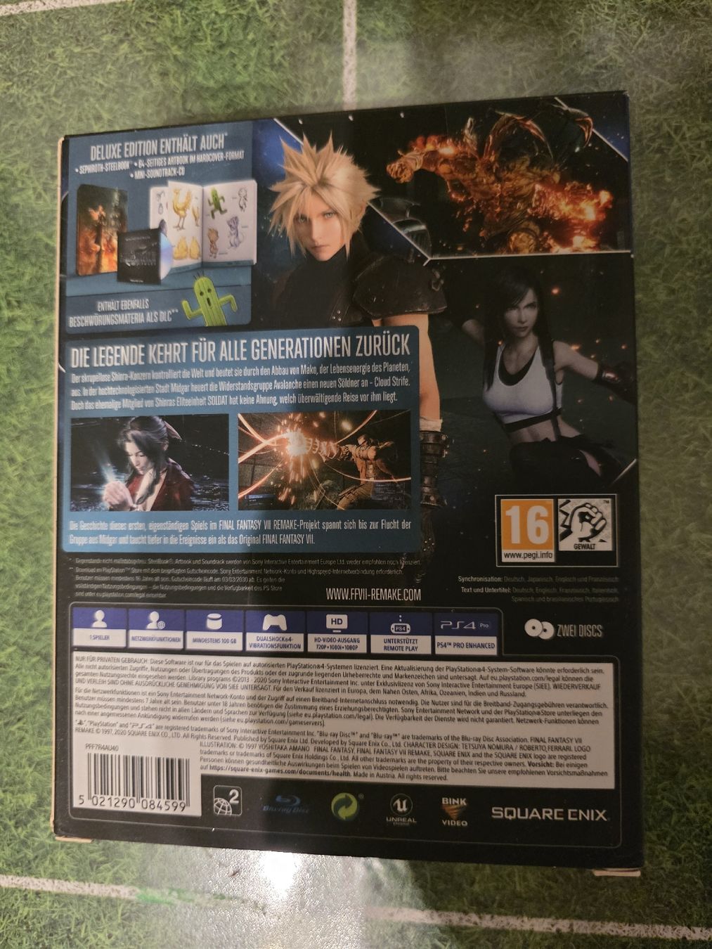 Giochi: Final Fantasy VII Remake Deluxe Edition PS4  – Nuovo (secondo la descrizione) da Oftringen venduto da Tobyas86 1