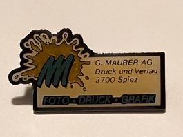 1 Pin G. Maurer AG Druck und Verlag Spiez