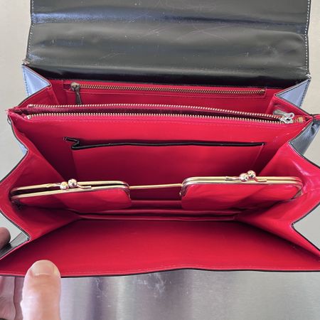 Sac à main vintage cuir 1950-60