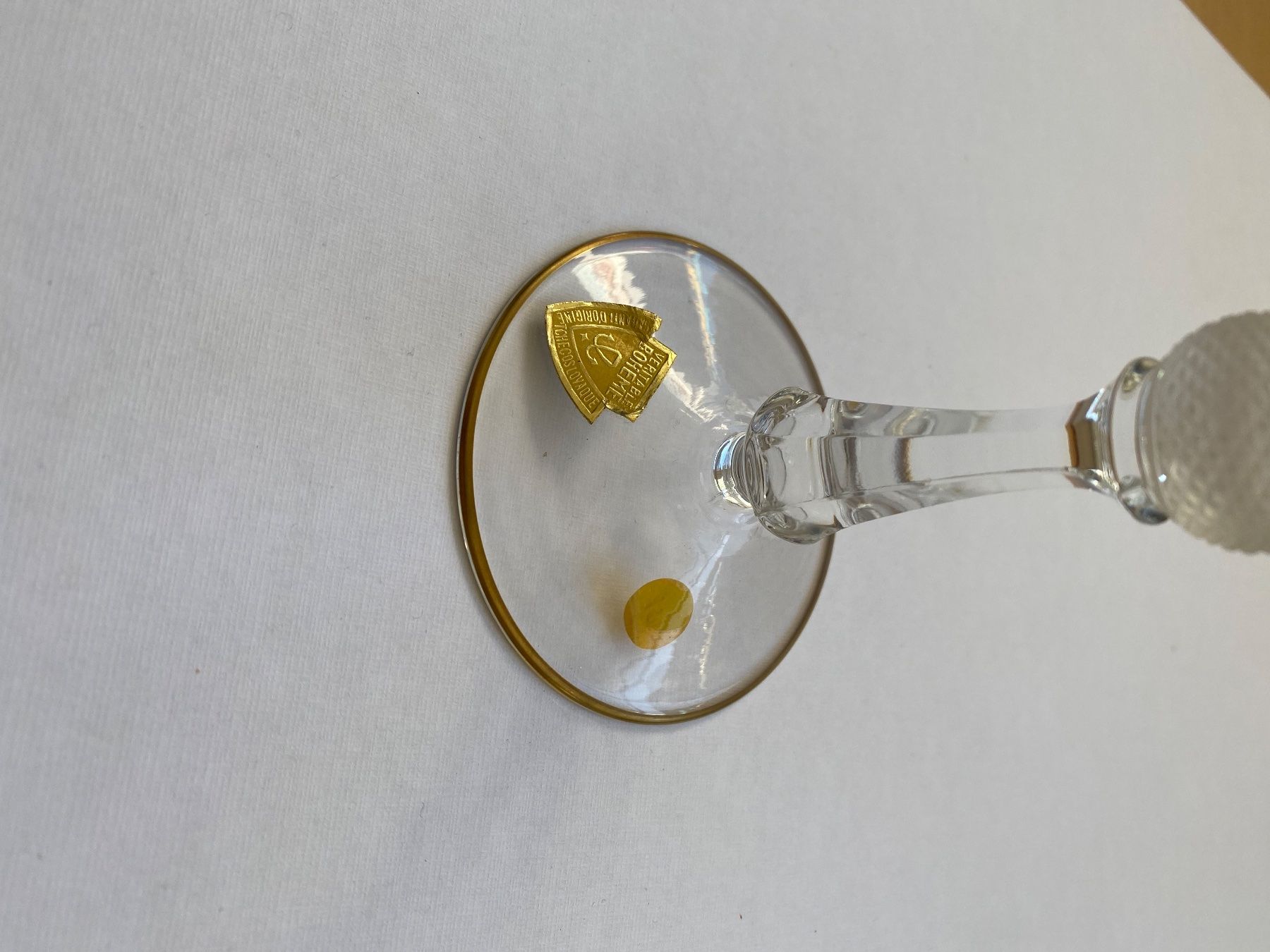 Bicchieri: Veritable boheme Kristallgläser Set mit goldrand – Usato da Zürich venduto da NinosRicardos 5