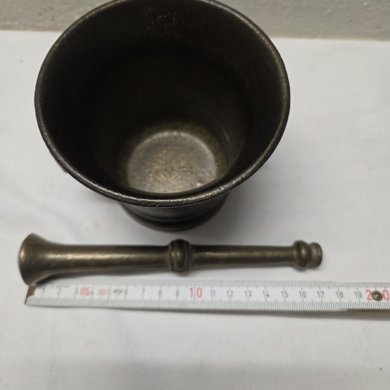 Sonstiges für das Kochen & Backen: Mörser mit Stössel Messing antik  – Gebraucht aus Stans von Ducati16 2