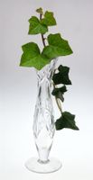 wunderschöne elegante Kristallglas Vase