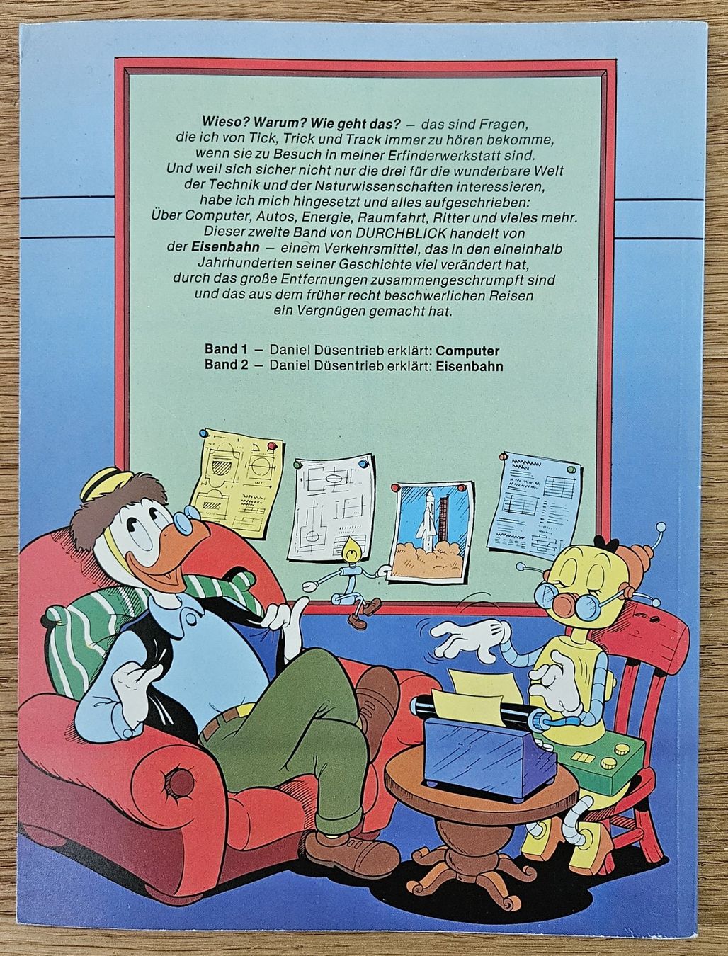 Fumetti: Daniel Düsentrieb erklärt: Eisenbahnen – Usato da Schaffhausen venduto da asyouwestley 1