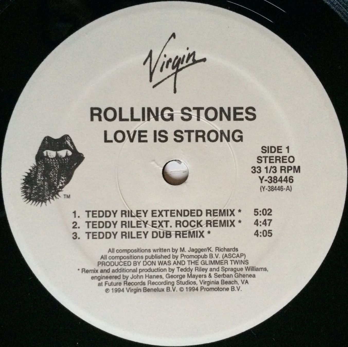 Vinyles: ROLLING STONES - LOVE IS STRONG – D'occasion à Bottens par hotter-than-hell 2