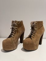Jeffrey Campbell Havana Last Wildleder Stiefeletten – Gr. 38