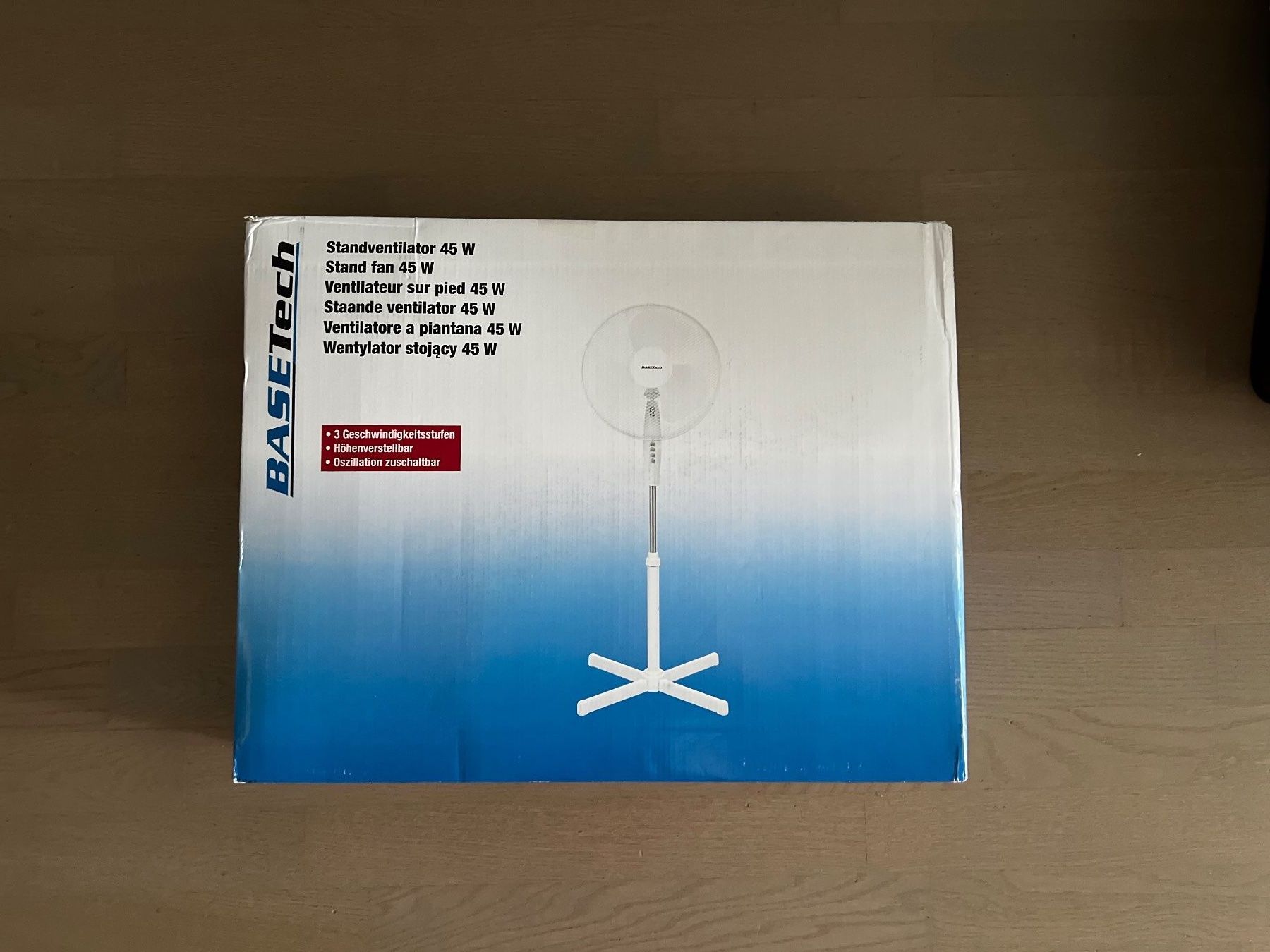 Ventilatoren: BaseTech Standventilator 45W – Brandneu & Originalverpackt – Neu und originalverpackt aus Lenzburg von impulsive-buyer 1