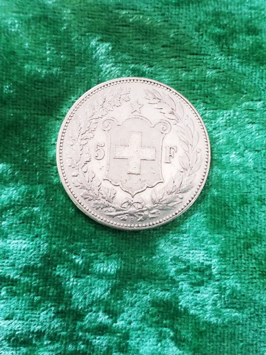 Tutti le monete: CH, 5 Franken /Francs/ Franchi, 1890 – Usato da Gordola venduto da ale_5wbc 5