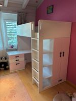 IKEA STUVA Hochbett mit Schreibtisch, Schrank, viel Stauraum