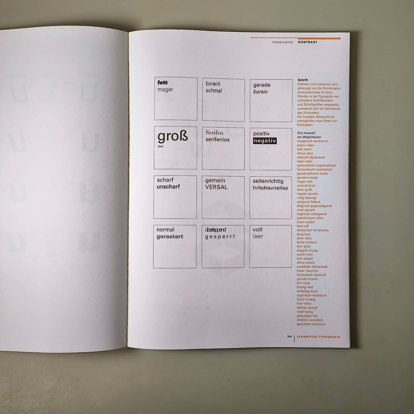 Libri: Typografie Satztechnik – Formenlehre – Usato da Winterthur venduto da Lehmansa 6