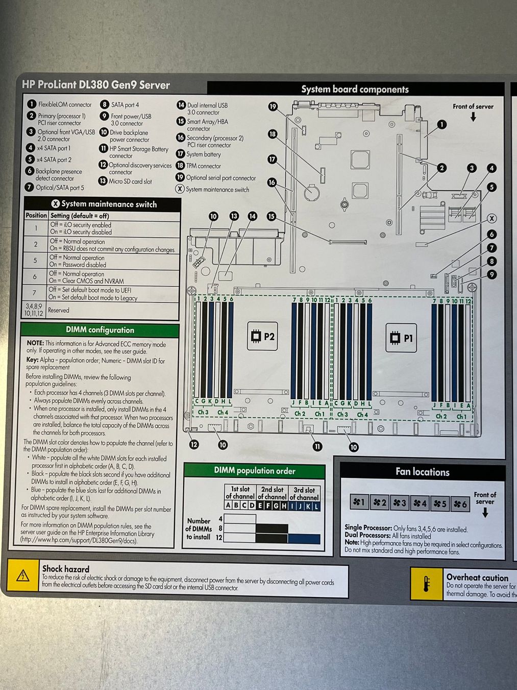 Hewlett Packard Server: HP SERVER ProLiant DL380 Gen9 – Usato da Basel venduto da Xani 7