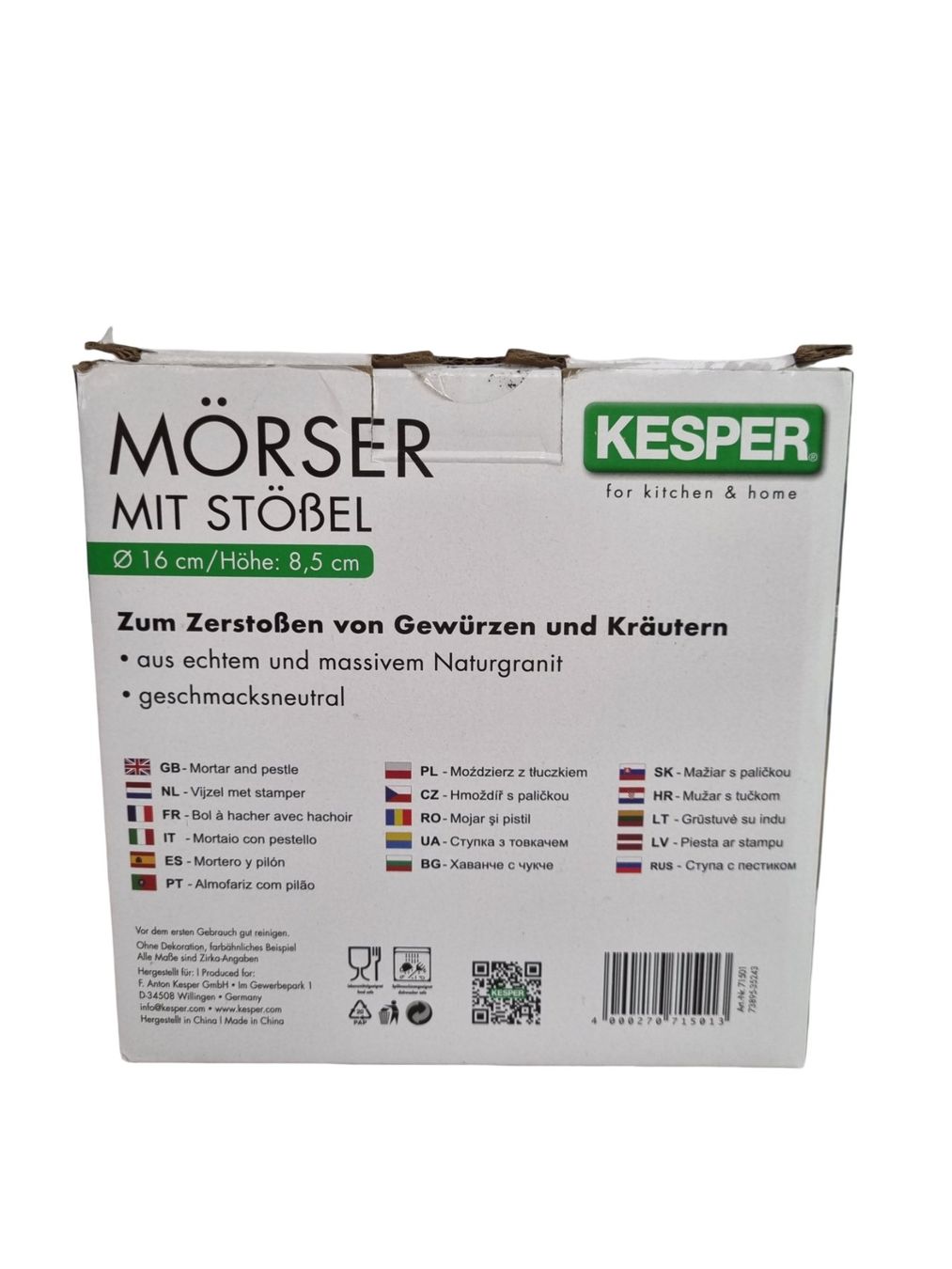 Altro per cucinare: KESPER Gewürz-Möser – Nuovo (secondo la descrizione) da Wangen b. Olten venduto da Restwert_Wangen 5