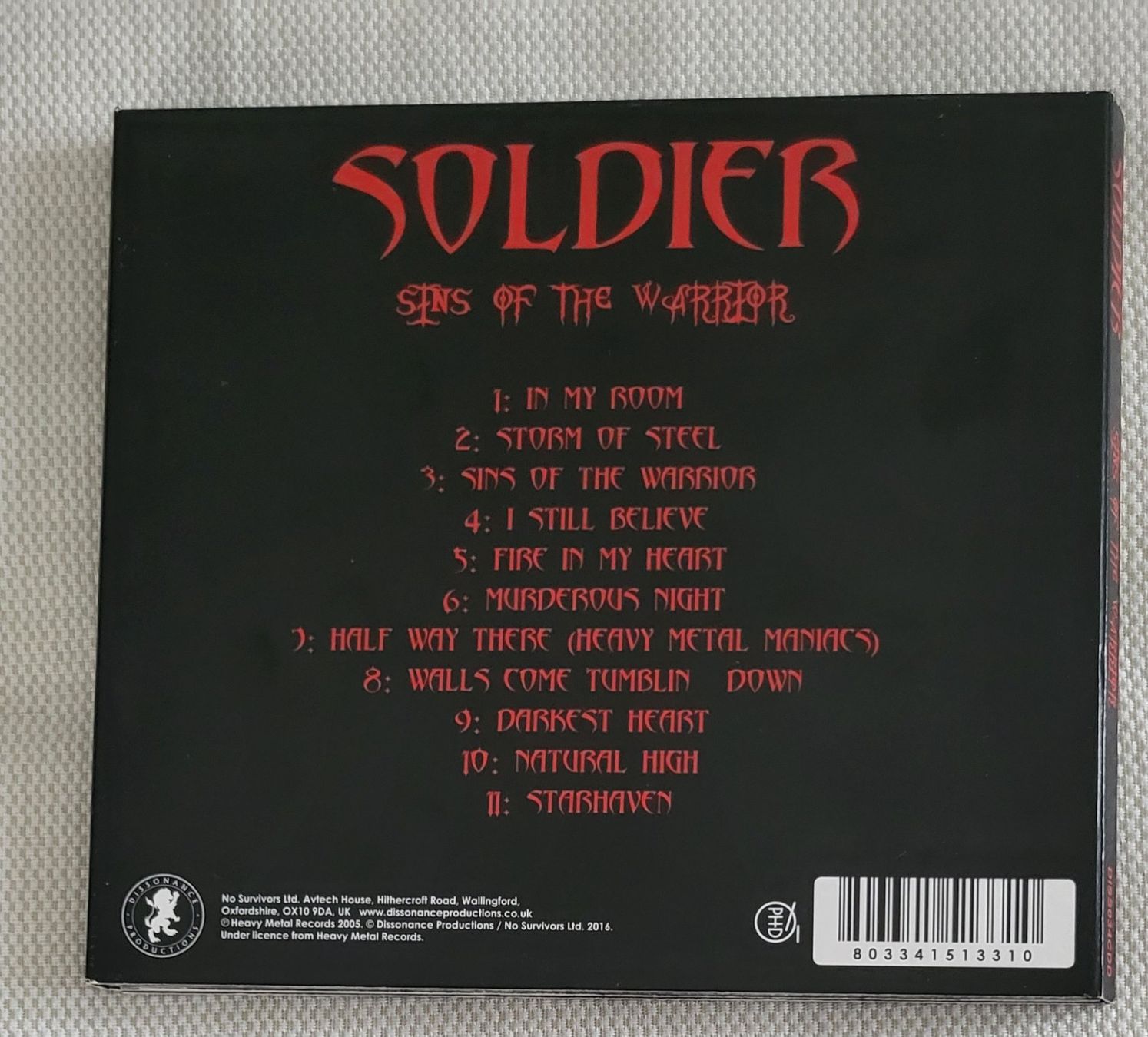 CD: Soldier – Usato da Villars-sur-glane venduto da Epsilonhike 1