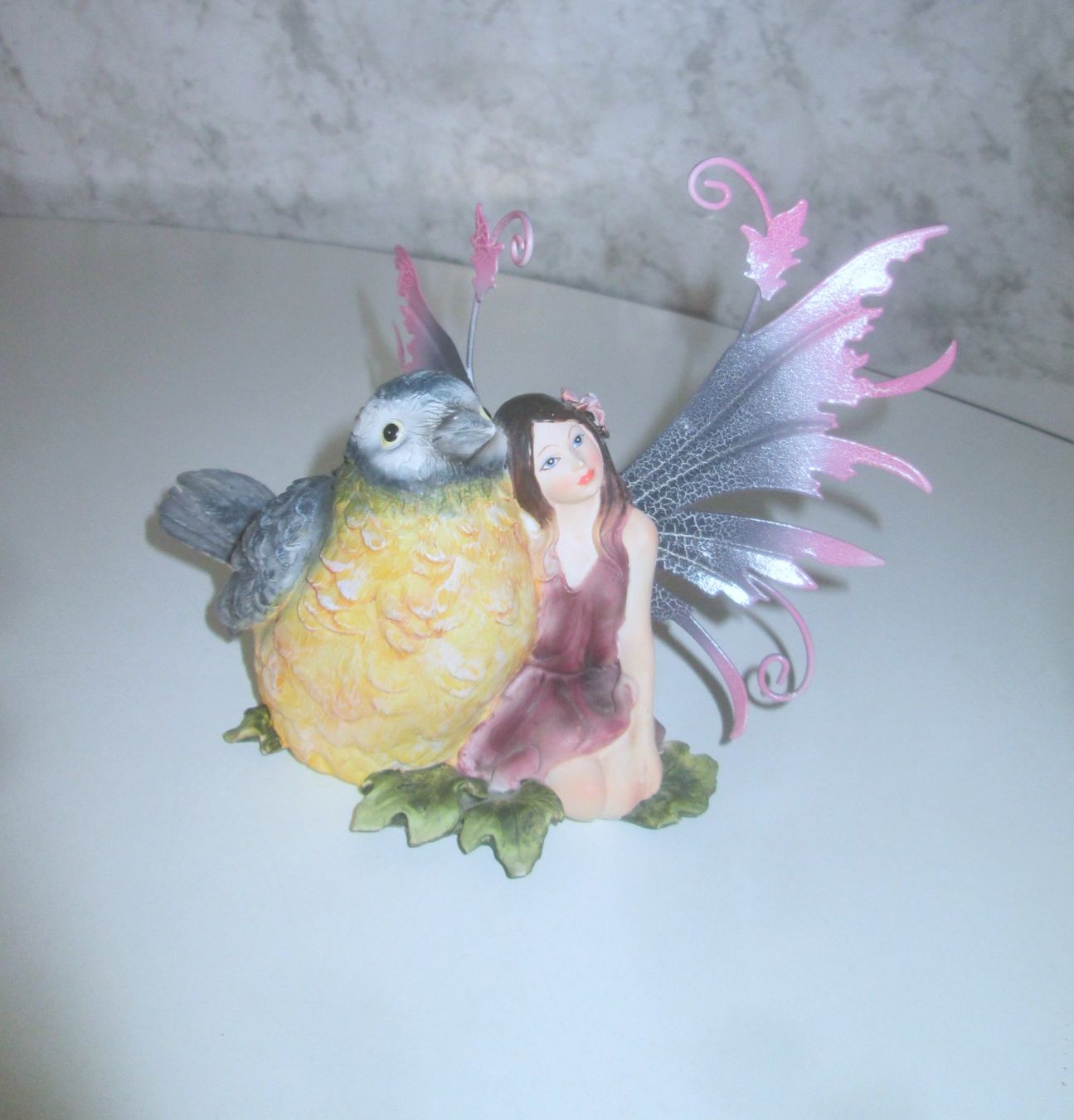 Figurines: Elfen mit Vogel - David Ent. – D'occasion à Sementina par babucia