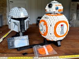 2 coole Lego Star Wars Modelle, BB-8 und toller Helm