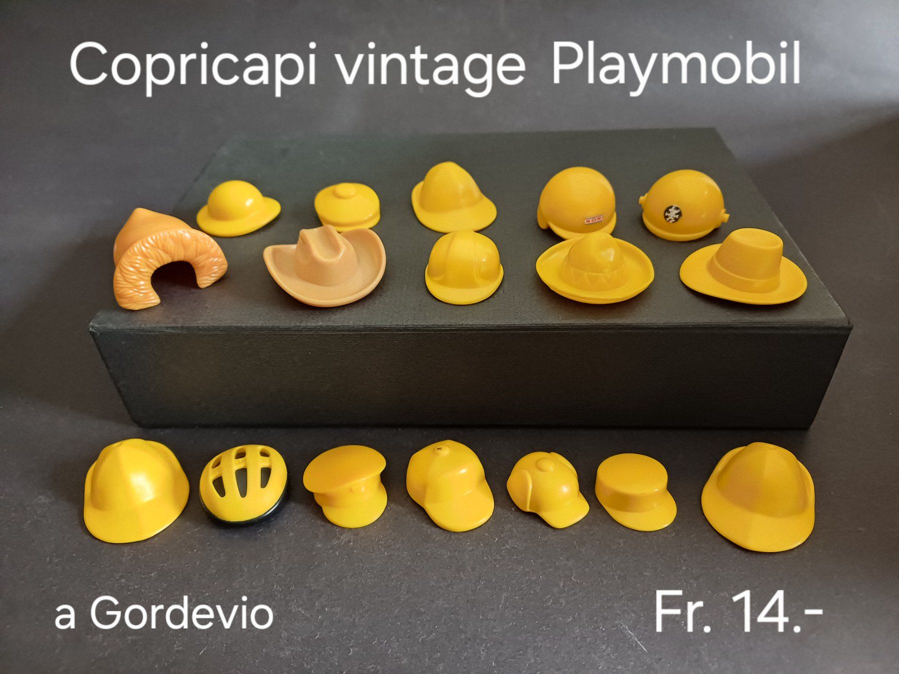Playmobil Jouets: Copricapi Playmobil vintage, color giallo – D'occasion à Gordevio par bre_jwm5
