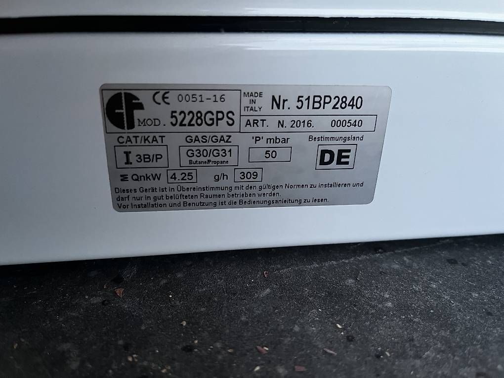 Cucine: CF Parker Gaskocher 3Flammig – Usato da Löhningen venduto da Walter214 1