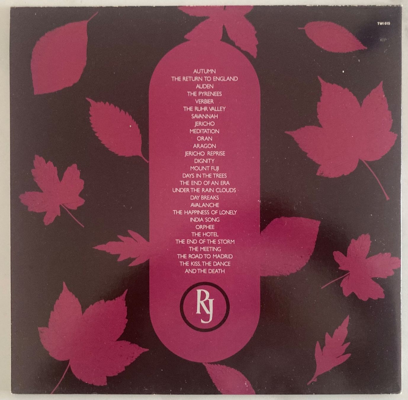 Dischi in vinile: RICHARD JOBSON - THE RIGHT MAN – Usato da Poliez-Pittet venduto da Newtown-Records 1