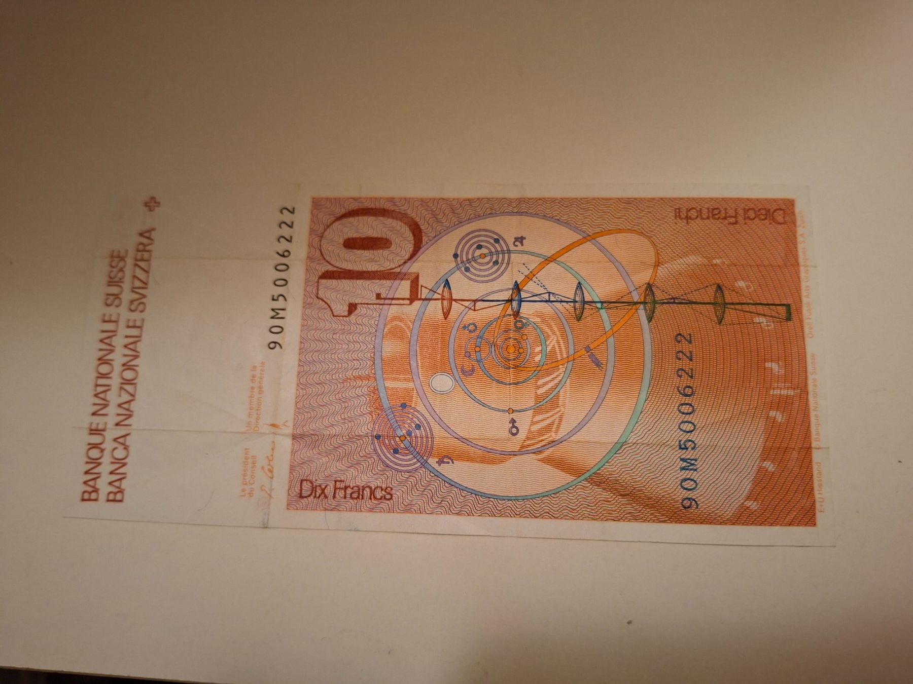 10 CHF Note - Schweizer Banknote - Top Zustand! Sammler! (Gebraucht) in ...