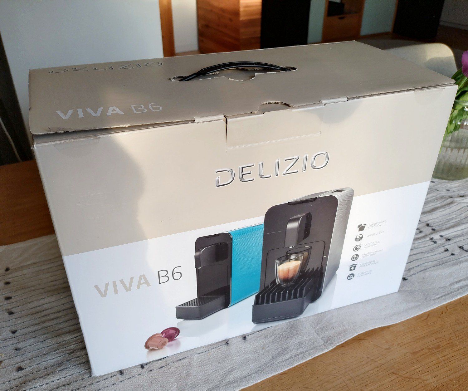 Delizio Kaffeemaschinen & Espressomaschinen: Delizio Viva B6 Kapselmaschine – Neu (gemäss Beschreibung) aus Schwarzenbach SG von alpechruezer