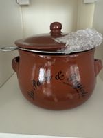 La Porcellana Irregolare Kochtopf, Terrakotta, Neu!