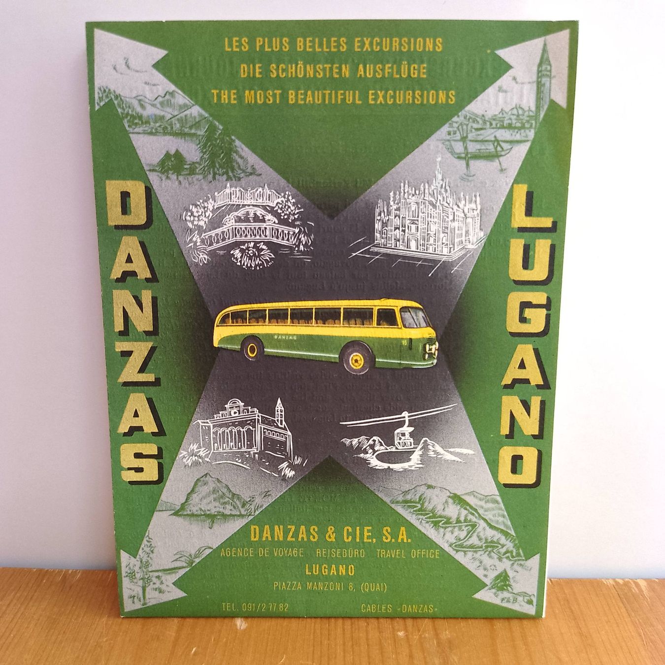 Cartoline postali: Ticino - Lugano - "Danzas Lugano" – Nuovo (secondo la descrizione) da Sorengo venduto da 74in