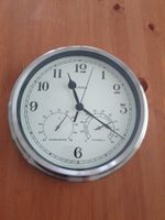Wanduhr Westclox mit Thermometer und Hygrometer gebraucht