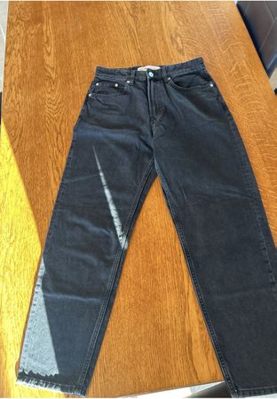 Jean BERSHKA noir taille 38 EUR bon état