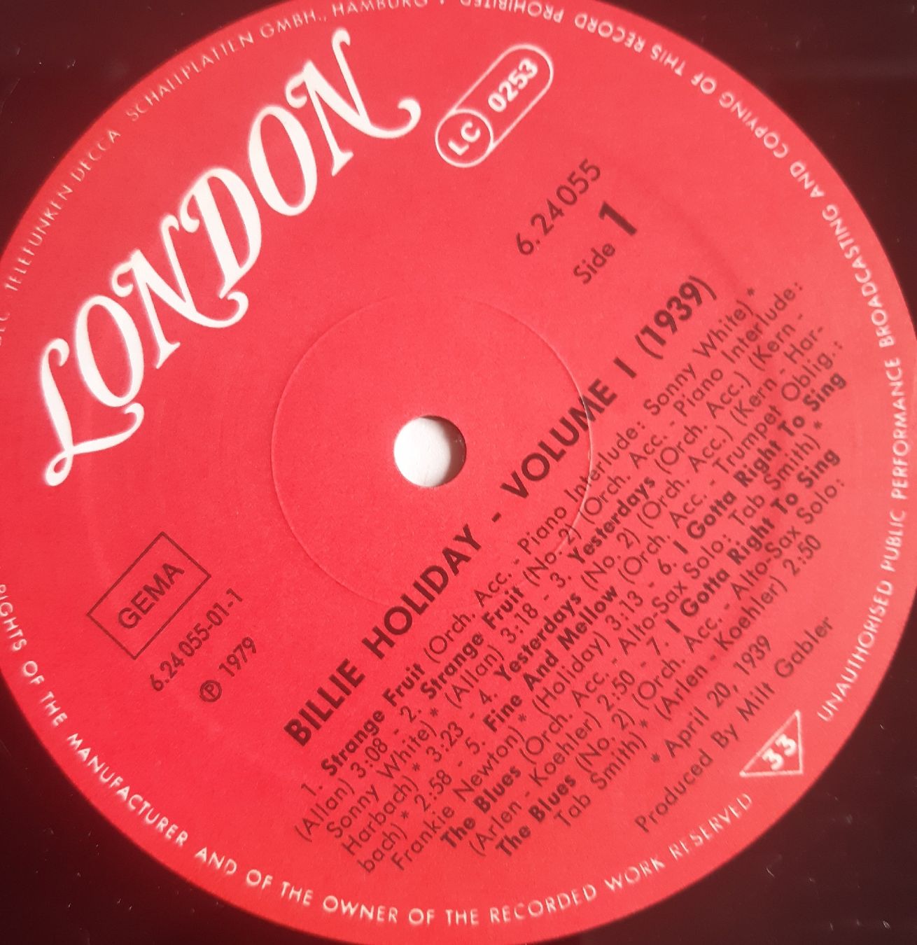 Schallplatten: BILLIE HOLIDAY – Gebraucht aus Frick von kyb_yq8h 3