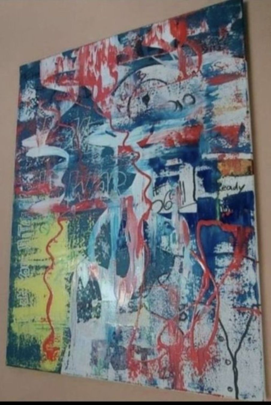Dipinti: Gemälde Abstrakte Kunst handmade 50×70 – Nuovo (secondo la descrizione) da Riehen venduto da Steinbock1970