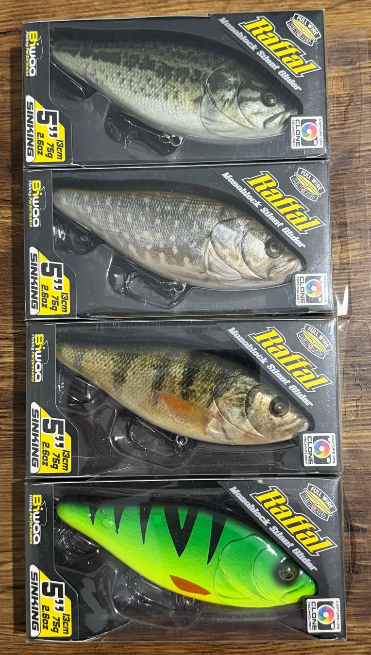 Esche: BIWAA Raffal Jerkbait  130 mm - 4er Set – Nuovo e nell'imballaggio originale da Widnau venduto da Fishingtackle_Oggy