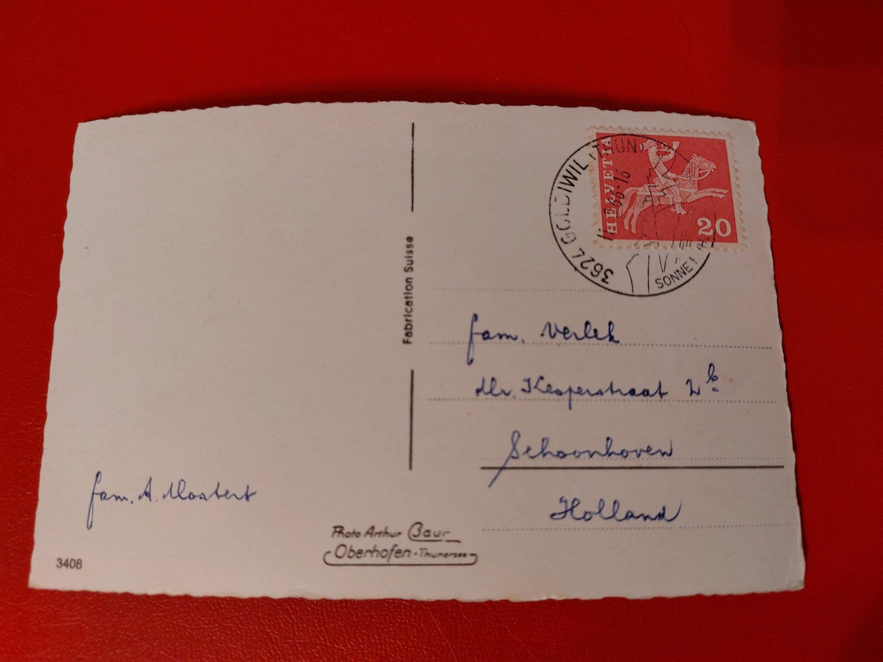 Cartoline postali: Goldwil ob Thun 1966 – Usato da St-Légier-La Chiésaz venduto da Theo005 1