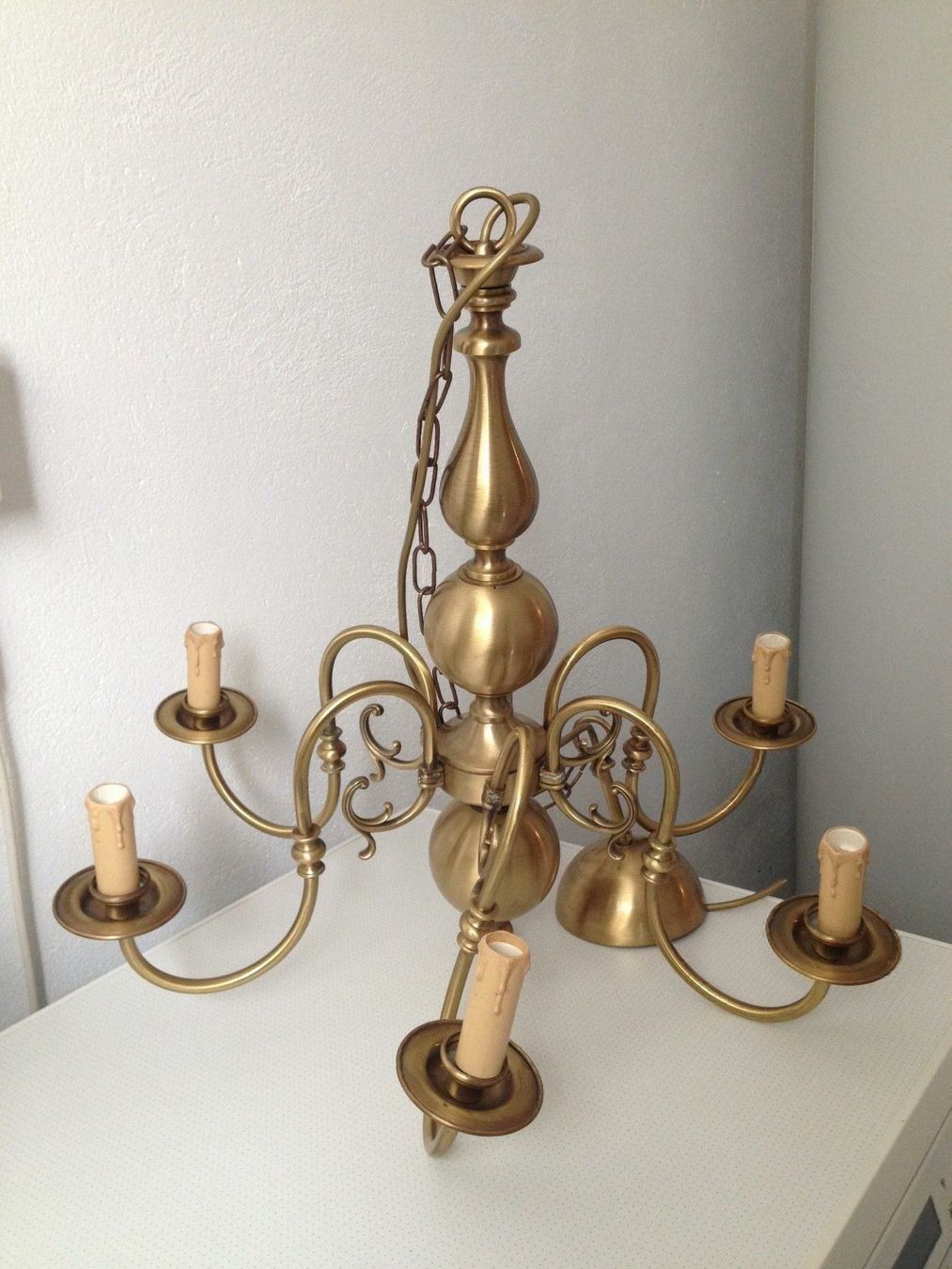 Lampade: Lustre en laiton neuf – Nuovo (secondo la descrizione) da Senarclens venduto da Astra0759