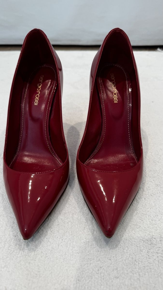 Sergio Rossi Scarpe da donna: Decolleté rosse Sergio Rossi, eleganti – Usato da Corseaux venduto da zetajones01 3