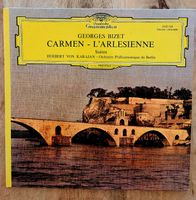Rare! Disque Vinyle: Bizet, Carmen/L'Arlésienne, Karajan