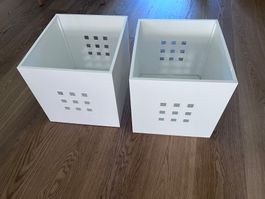 2 IKEA KALLAX Aufbewahrungsboxen, weiss