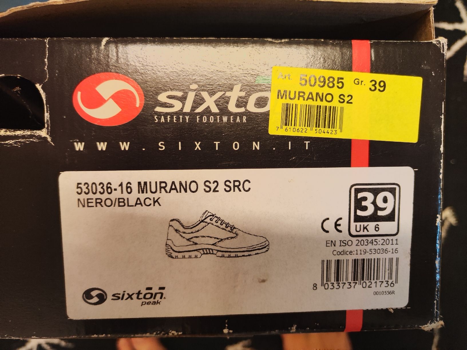 Scarpe da donna: Arbeitsschuhe Sixton S2 39  – Usato da Rheinfelden venduto da Sandra220 2