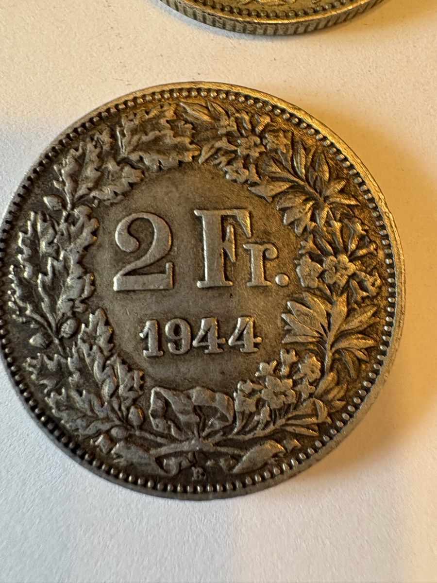 Tutti le monete: 2chf 1945, 1920, 1961 – Usato da Murten venduto da Tzaugg 2